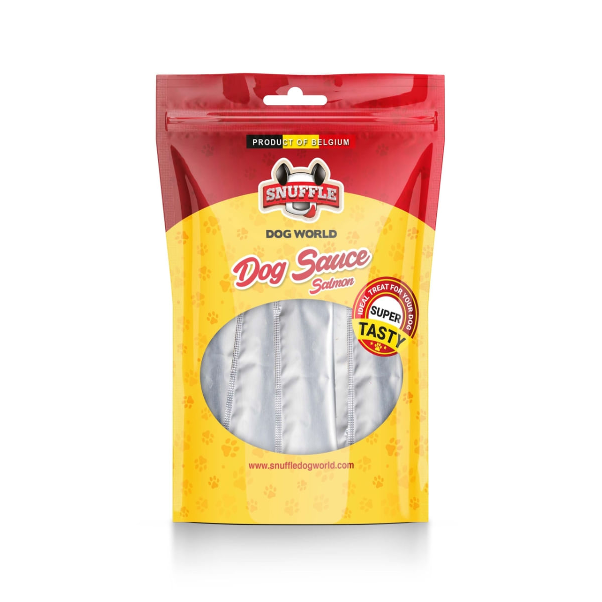 SNUFFLE DOG Sos de Somon, recompense lichide câini, topping, 80g