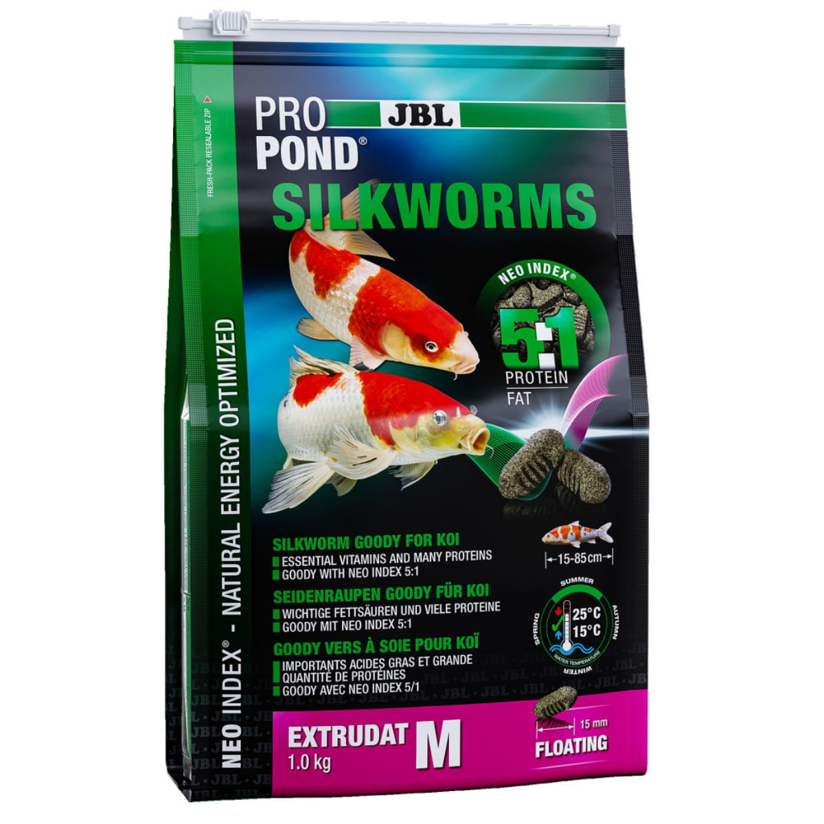 JBL Propond Silkworms M, 1kg