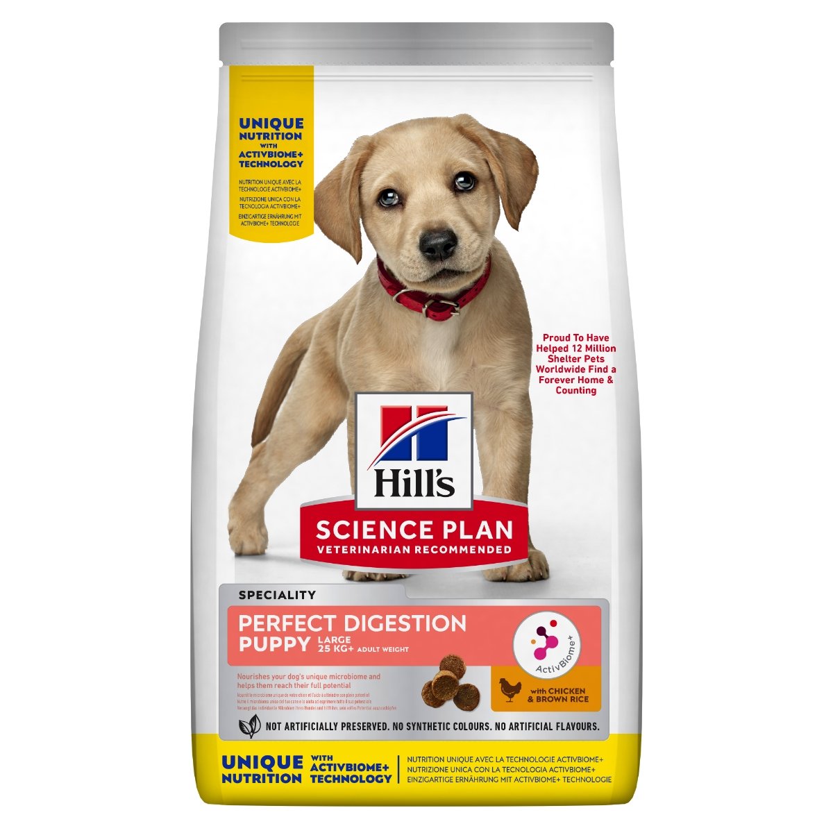 HILL\'S Science Plan Perfect Digestion Puppy L-XL, hrană uscată câini junior, sistem digestiv, 2.5kg