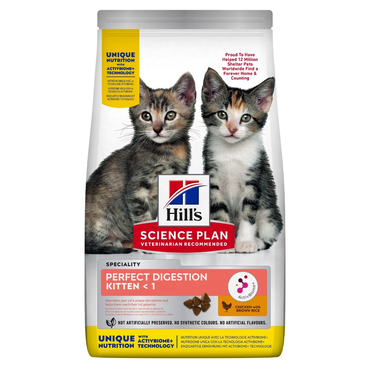 HILL\'S Science Plan Perfect Digestion Kitten, hrană uscată pisici junior, sistem digestiv, 7kg - 1 | YEO