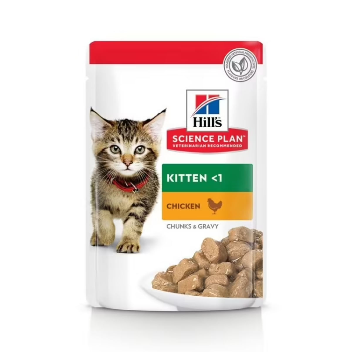 HILL\'S SCIENCE PLAN Kitten, Pui, plic hrană umedă pisici junior, (în sos), 85g HILL\'S SCIENCE PLAN Kitten, Pui, plic hrană umedă pisici junior, (în sos), bax, 85g x 12buc