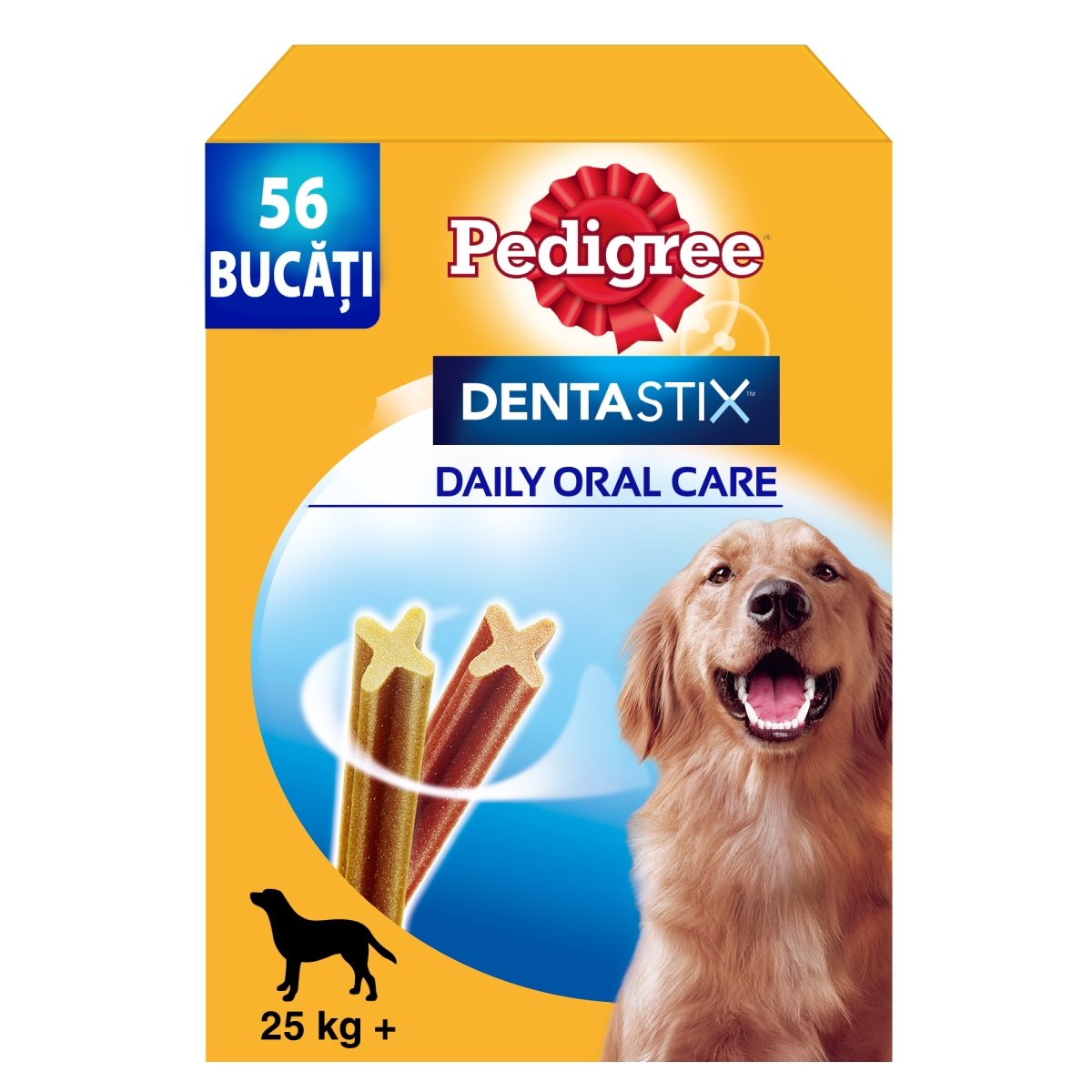 PEDIGREE DentaStix, L-XL, megapack recompense câini, 7buc x 8, 2.16kg - 1 | YEO