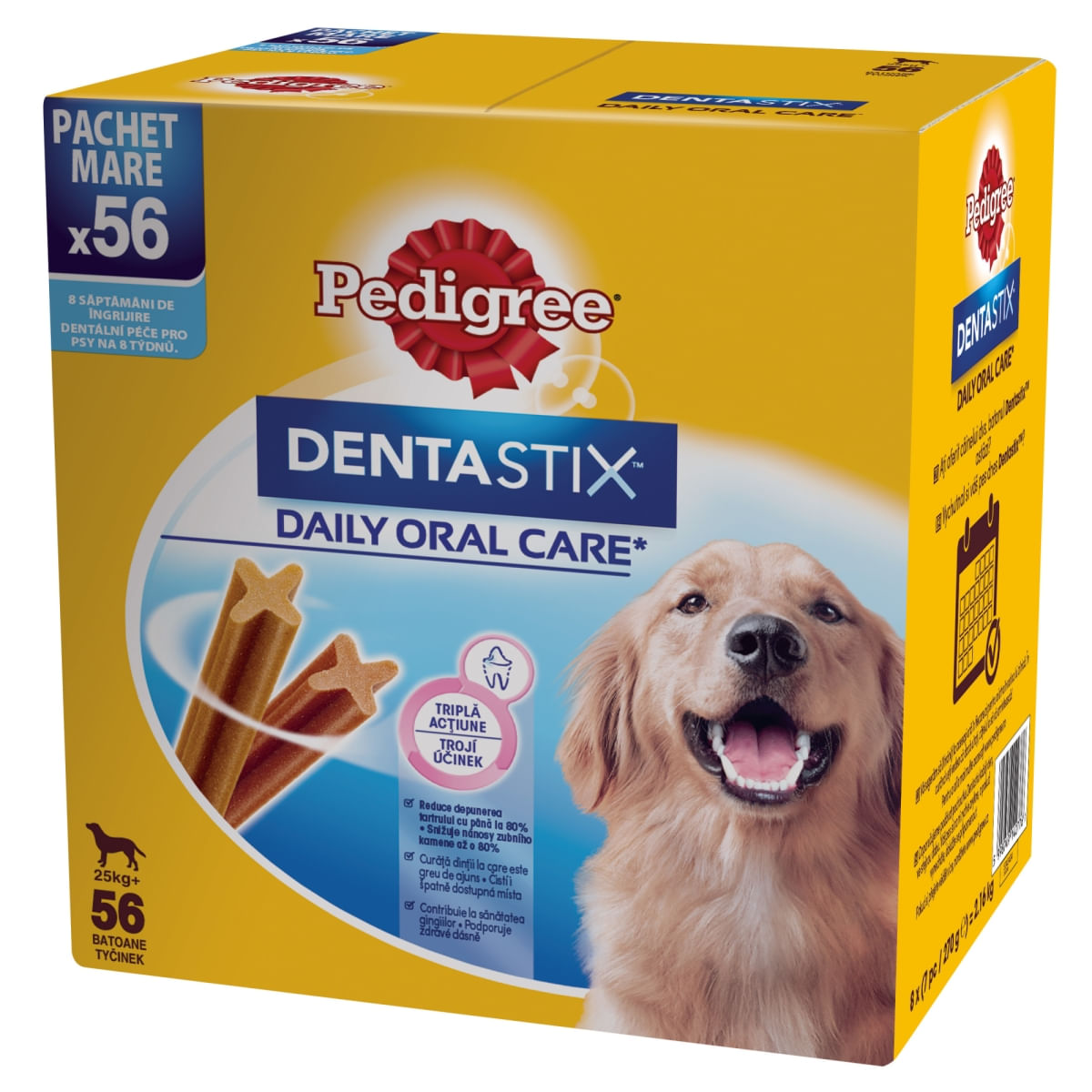 PEDIGREE DentaStix, L-XL, megapack recompense câini, 7buc x 8, 2.16kg