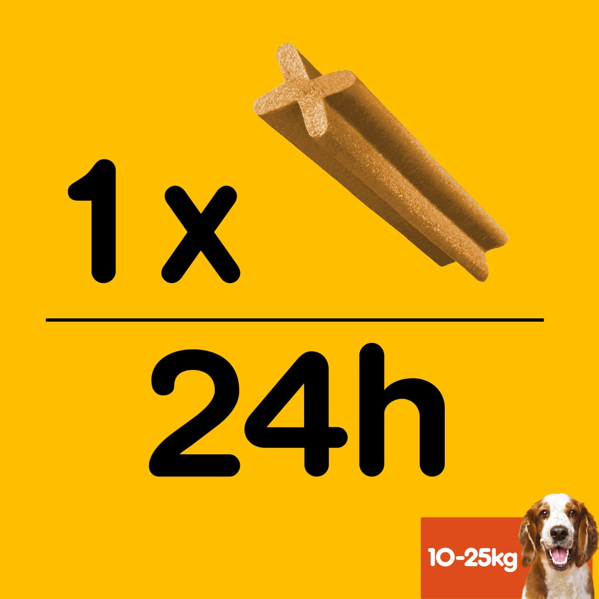 PEDIGREE DentaStix, M, megapack recompense câini, 7buc x 8, 1.44kg - 3 | YEO