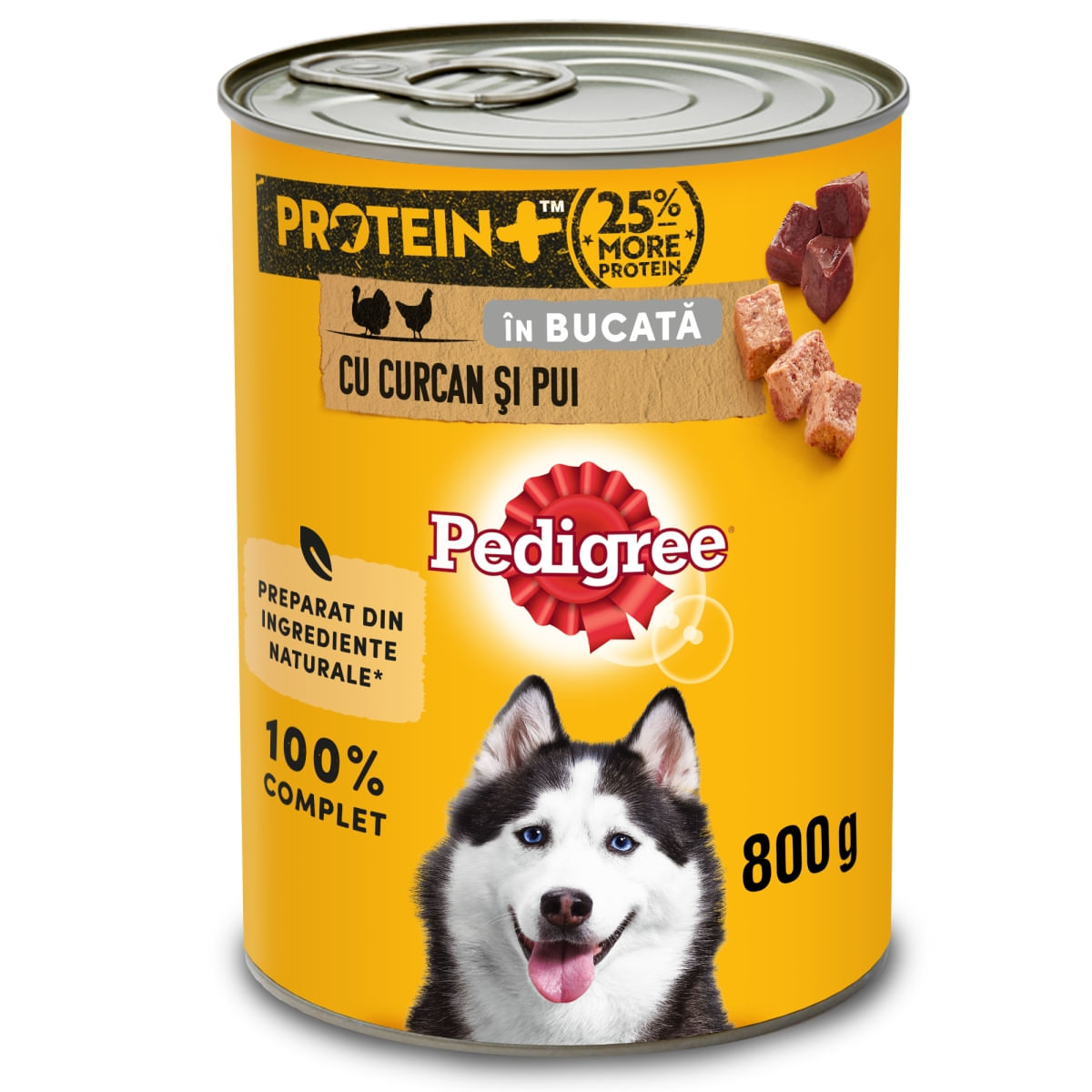 PEDIGREE, XS-XL, Pui și Curcan, conservă hrană umedă câini, (în sos), 800g - 2 | YEO