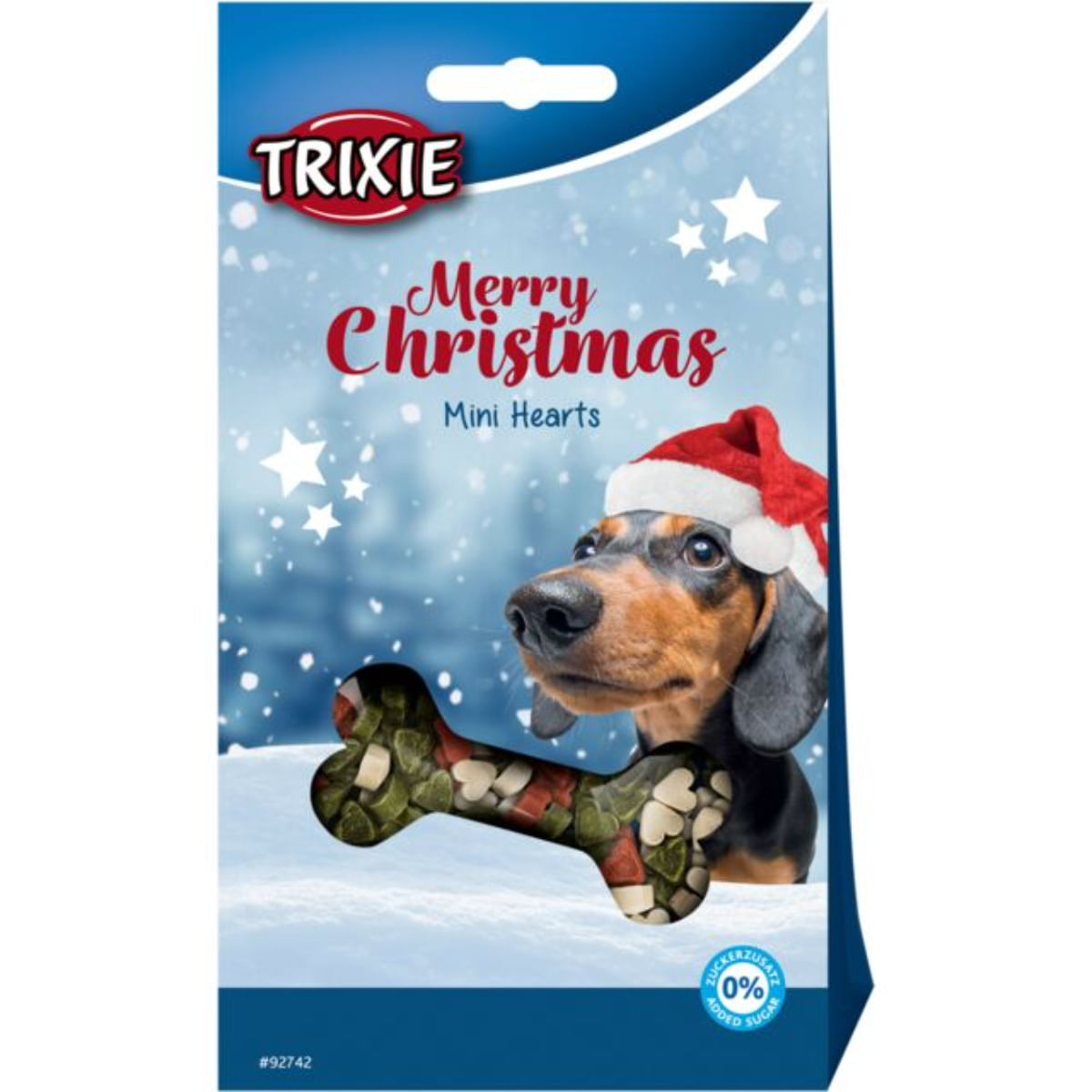 TRIXIE Christmas Mini Hearts, Pui, plic recompense câini, 140g - 1 | YEO