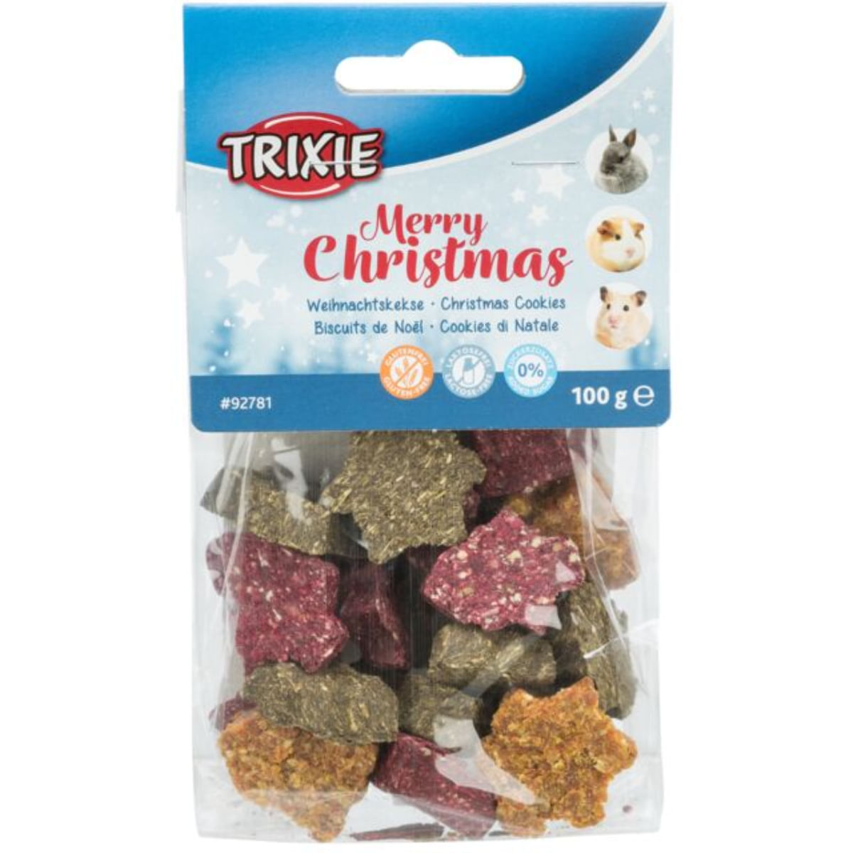 TRIXIE Christmas Cookie , Pui, plic recompense fără cereale câini, 100g - 1 | YEO