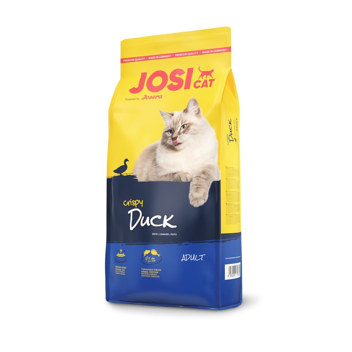 JOSICAT Crispy, Rață, hrană uscată pisici, 18kg - 1 | YEO