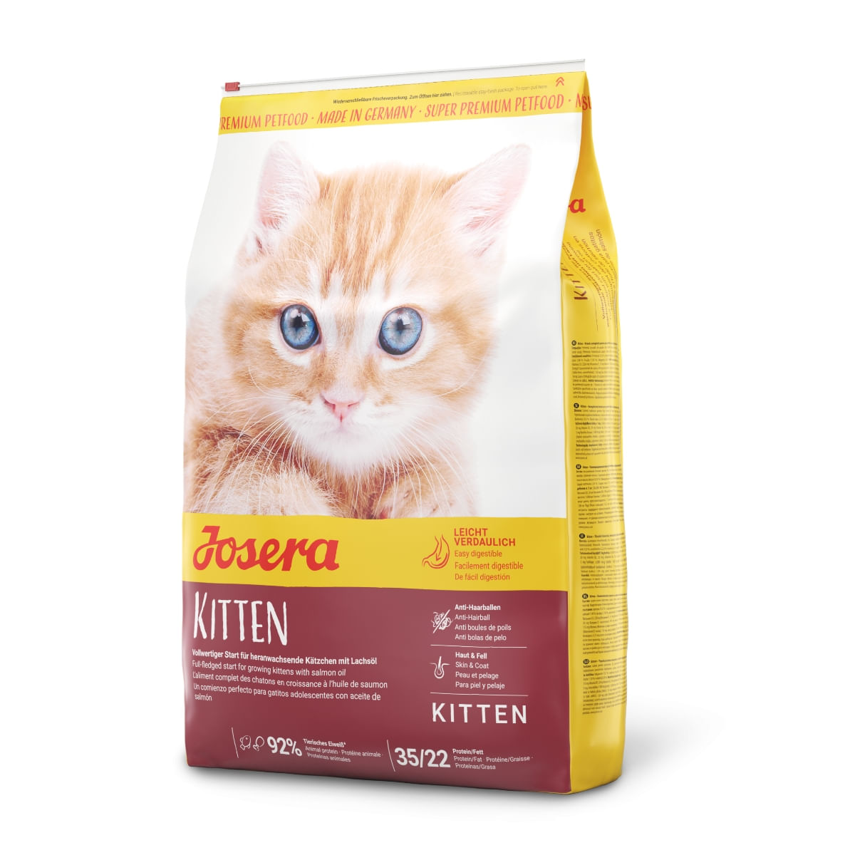 JOSERA Kitten, Somon, hrană uscata pisici junior, 10kg - 1 | YEO