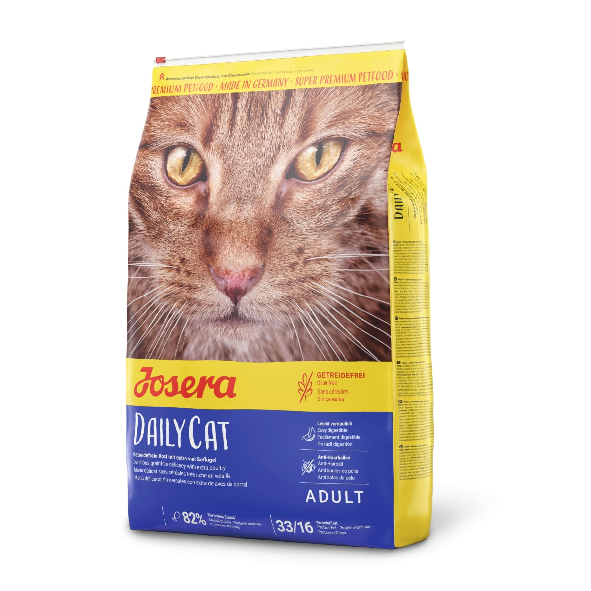 JOSERA Dailycat, Pui, hrană uscată fără cereale pisici, 2kg - 1 | YEO