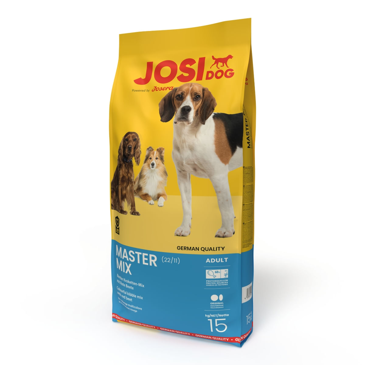 JOSIDOG Master Mix, XS-XL, Pasăre, hrană uscată câini, 15kg - 1 | YEO