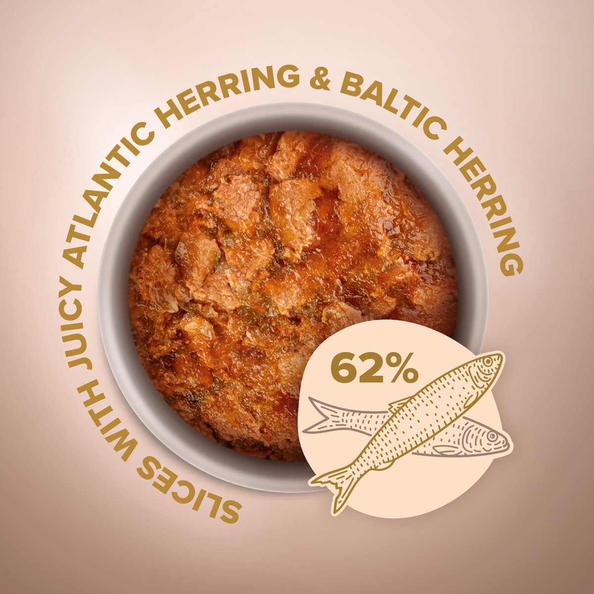 CLUB 4 PAWS Premium Plus Selection, Hering, plic hrană umedă pisici, (în aspic), 80g