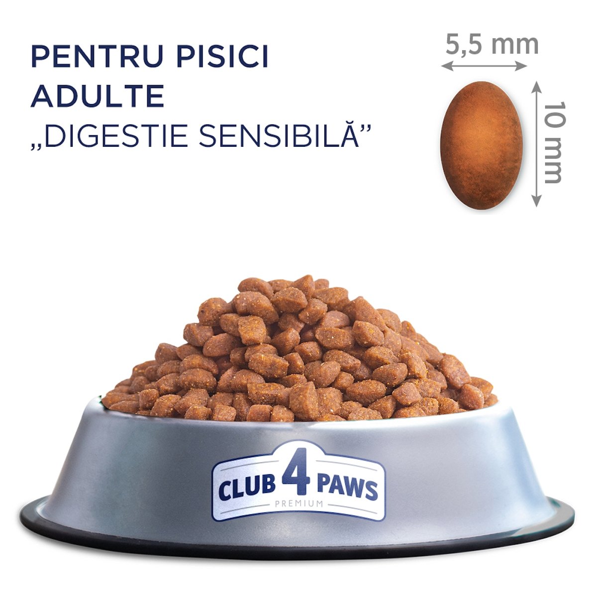 CLUB 4 PAWS Sensitive, Pui, hrană uscată pisici, sistem digestiv, 2kg - 3 | YEO