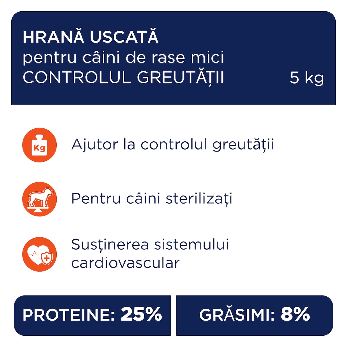 CLUB 4 PAWS Adult Light, XS-S, Curcan, hrană uscată câini, obezitate, 5kg