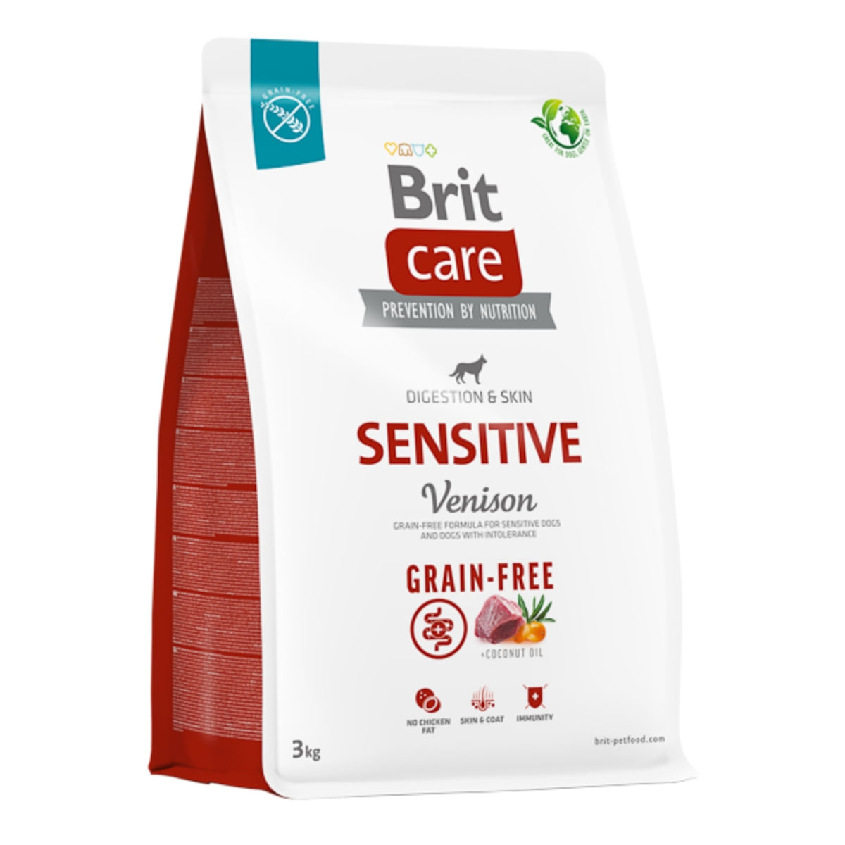 BRIT Care Sensitive, XS-XL, Vânat, hrană uscată fără cereale câini, sistem digestiv, 3kg - 1 | YEO