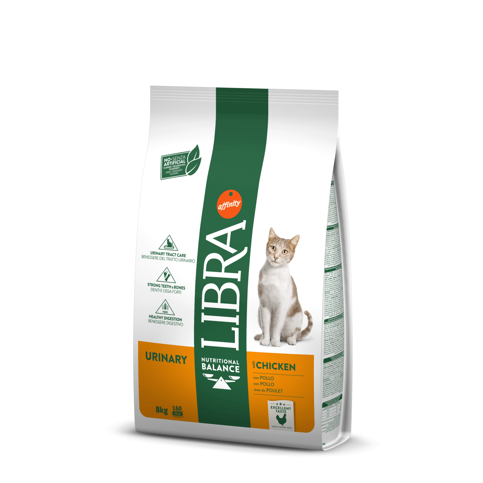 LIBRA Cat Urinary, Pui, hrană uscată pisici, sistem urinar, 8kg - 1 | YEO