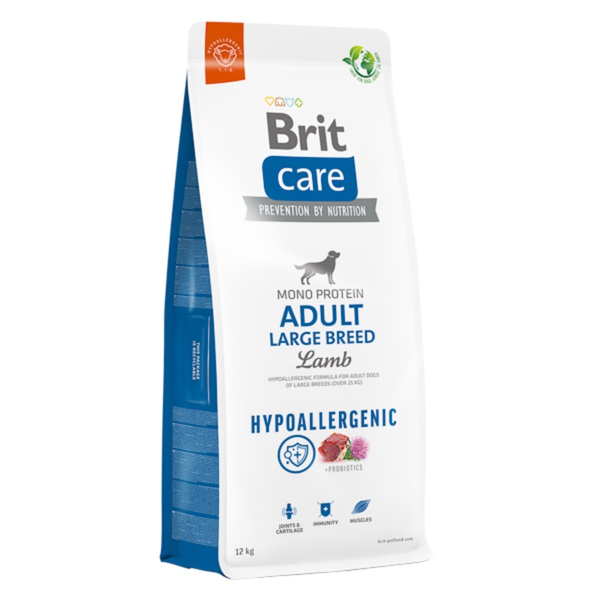 BRIT Care Hypoallergenic, L-XL, Miel, hrană uscată monoproteică câini, sistem imunitar & alergii BRIT Care Hypoallergenic Adult Large Breed, L-XL, Miel, hrană uscată monoproteică câini, sistem imunitar & alergii, 12kg