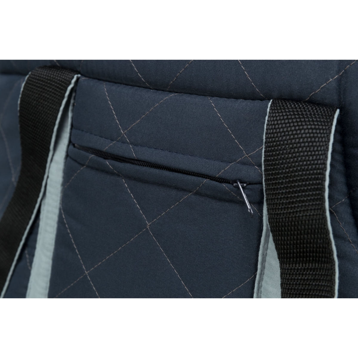 TRIXIE Viktoria, geantă transport câini și pisici, XS(max. 5kg), textil, deschidere superioară, cu buzunare, albastru, 26 x 29 x 50 cm