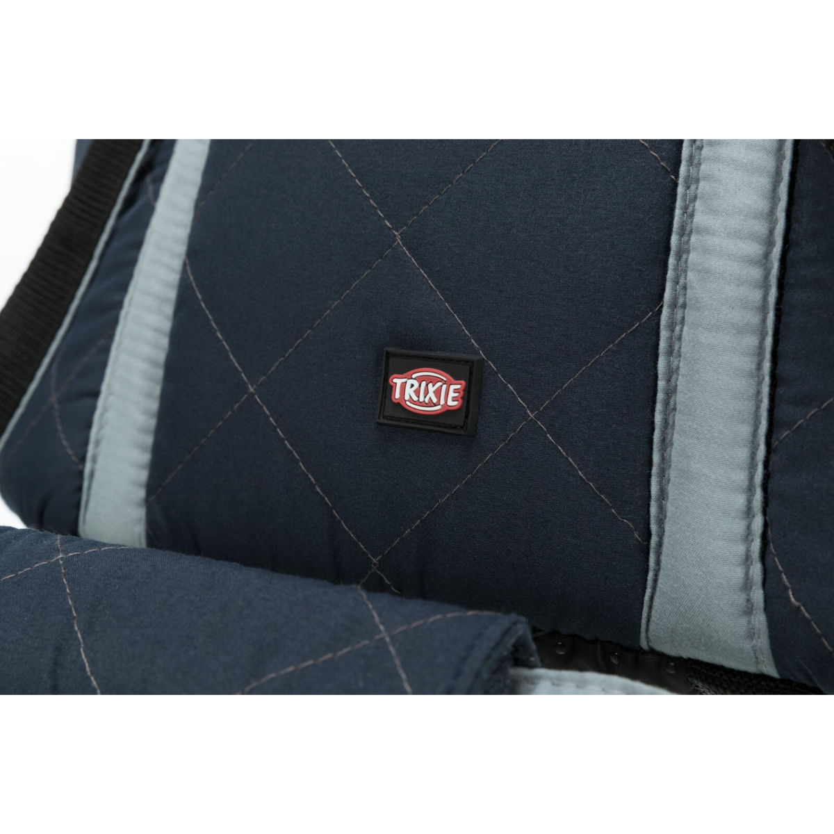 TRIXIE Viktoria, geantă transport câini și pisici, XS(max. 5kg), textil, deschidere superioară, cu buzunare, albastru, 26 x 29 x 50 cm