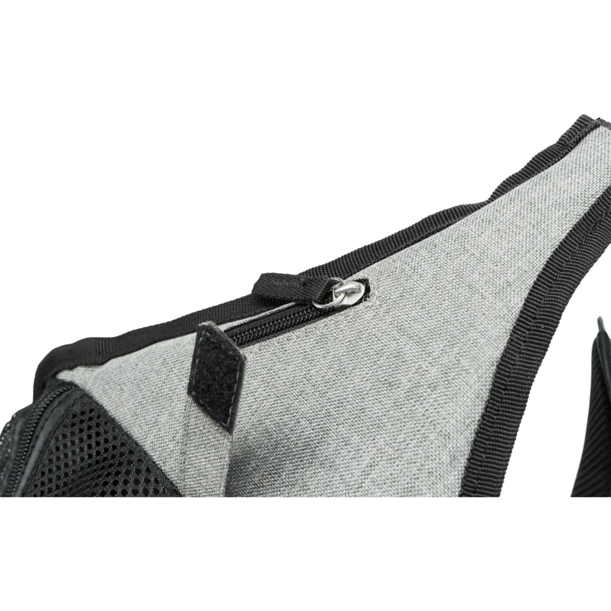 TRIXIE Savina, rucsac transport câini și pisici, XS-S(max. 10kg), poliester, deschidere frontală&amp;superioară, negru și gri, 30 x 26 x 33 cm