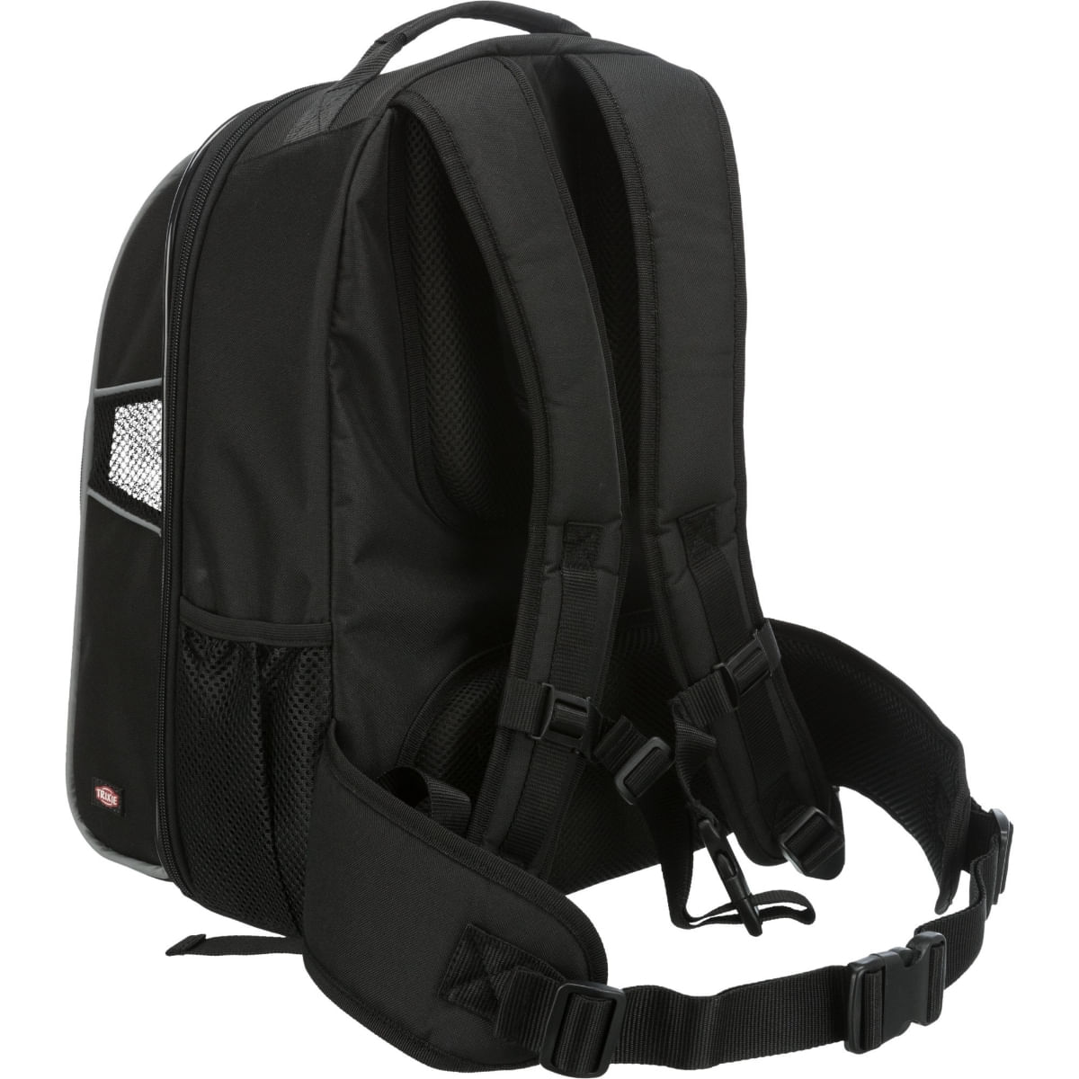 TRIXIE Wiliam, rucsac transport câini, XS-L(max. 30kg), poliester, deschidere frontală, cu buzunare, negru, 33 x 43 x 23 cm