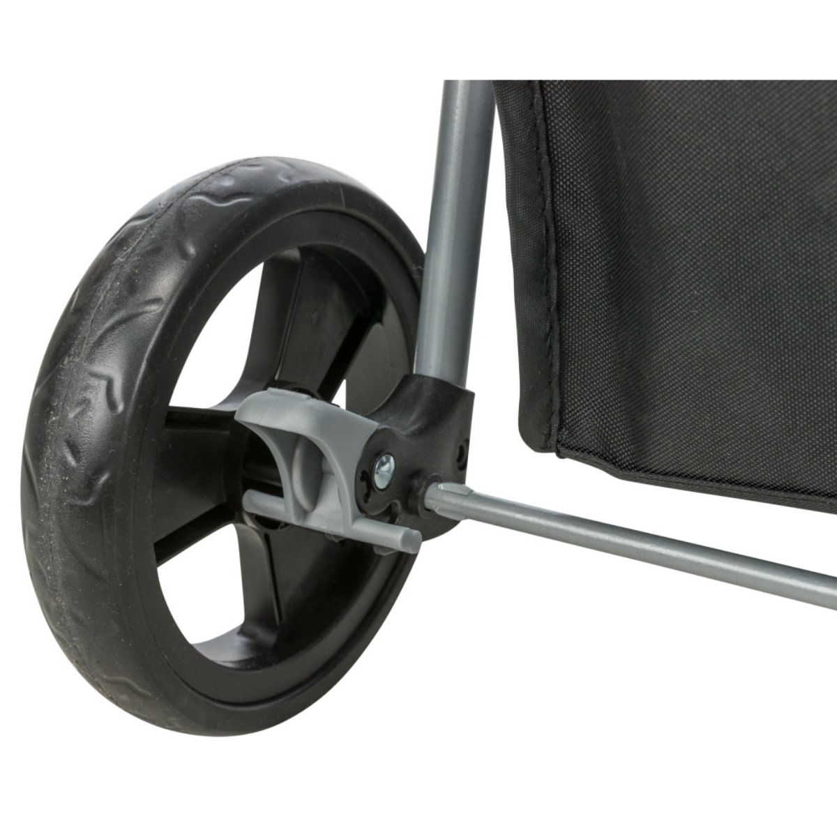 TRIXIE Bugggy, stroller câini și pisici, XS-M(max. 15kg), poliester, deschidere frontală, cu rotile, cu buzunare, verde și gri, 47 x 100 x 80 cm