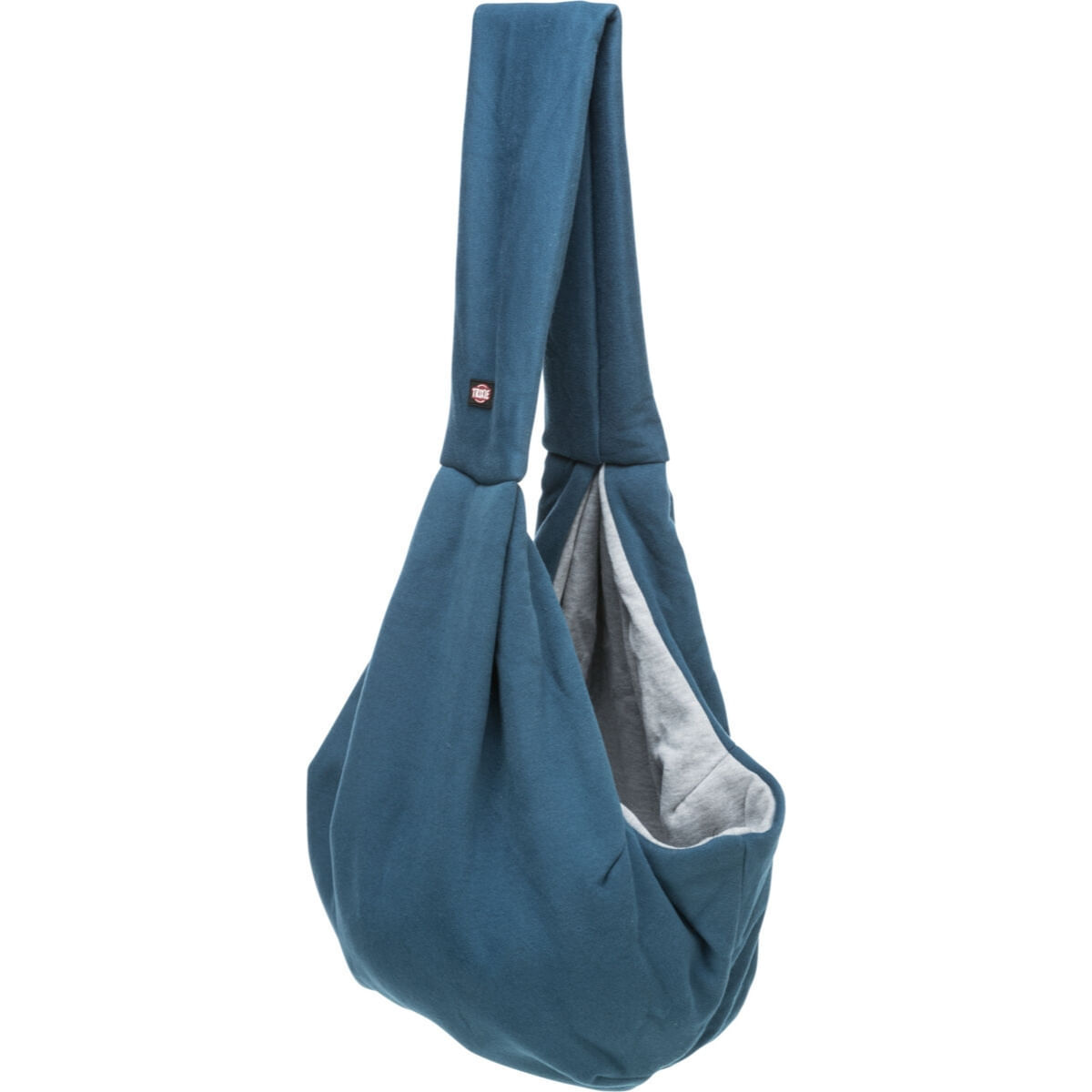 TRIXIE Junior, geantă transport câini, XS(max. 5kg), textil, deschidere superioară, albastru și gri, 22 x 20 x 60 cm