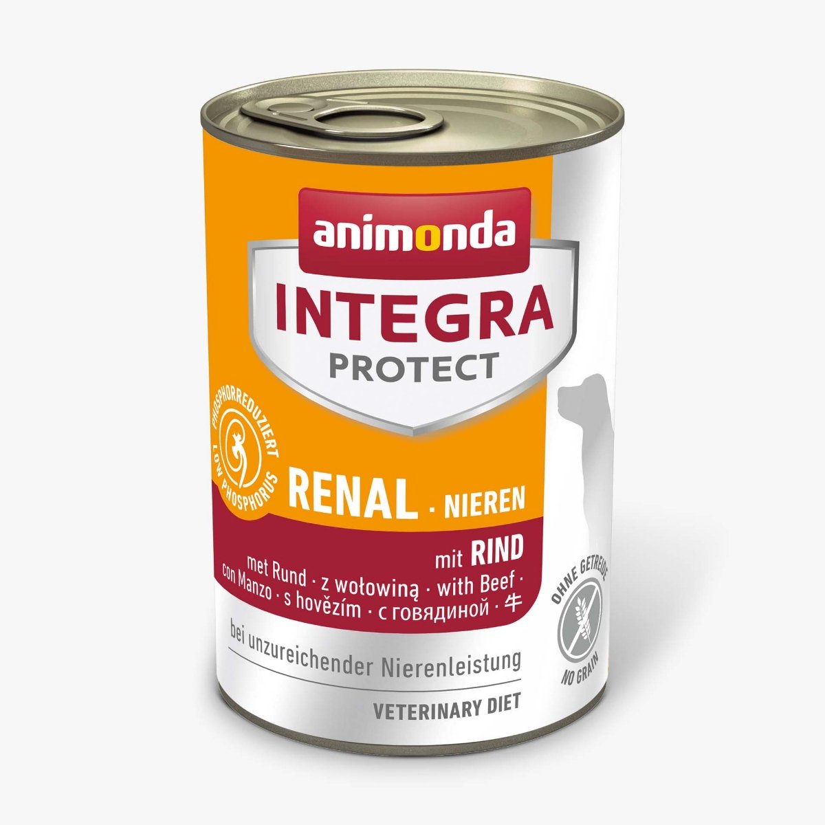 INTEGRA PROTECT Renal, XS-M, Vită, dietă veterinară, conservă hrană umedă câini, sistem renal, (în aspic), 400g - 1 | YEO