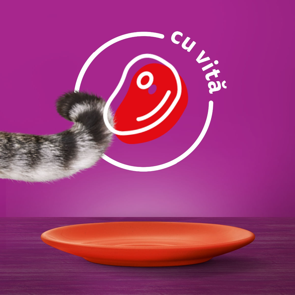 WHISKAS, Vită, plic hrană umedă pisici, (în sos), 85g
