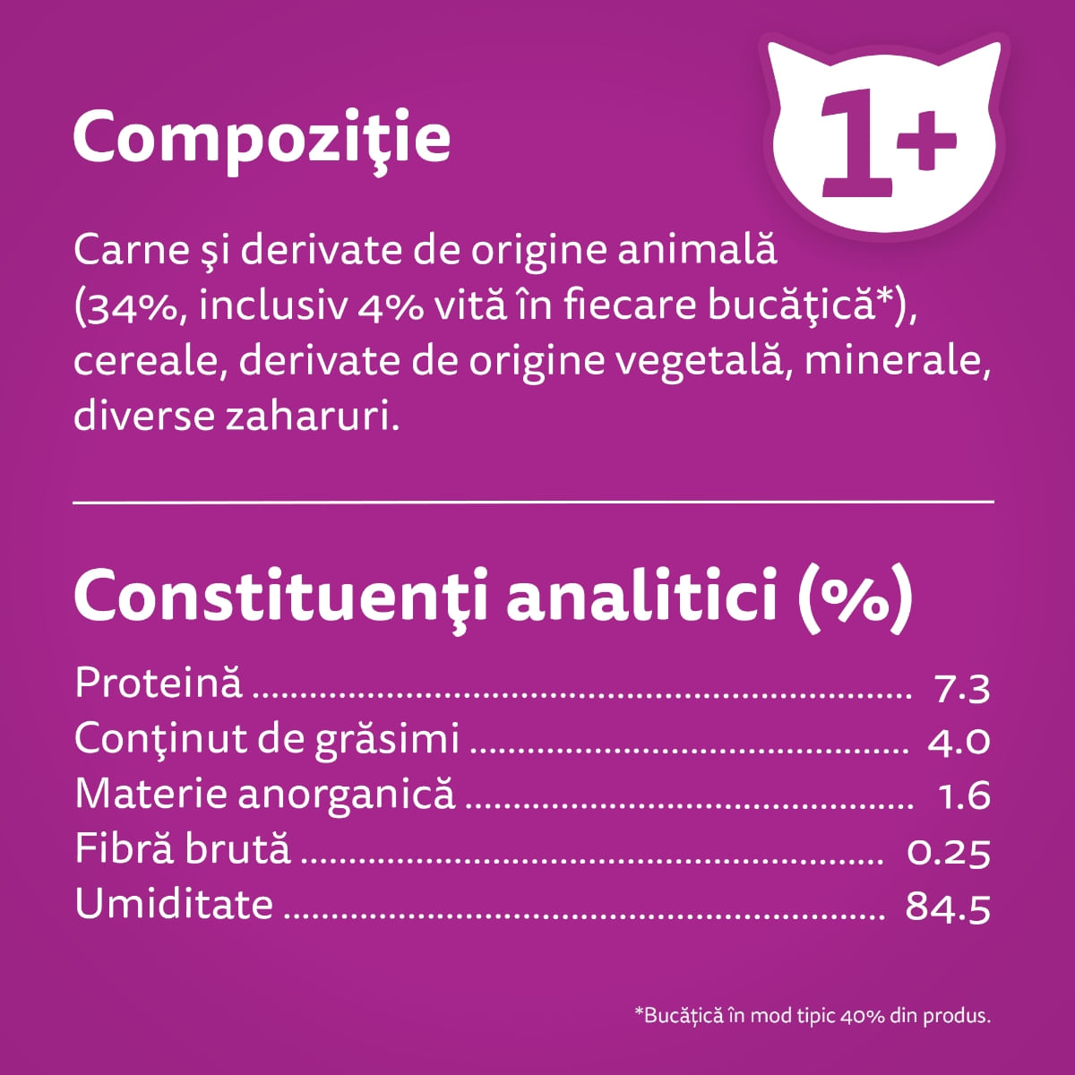 WHISKAS, Vită, plic hrană umedă pisici, (în sos), 85g