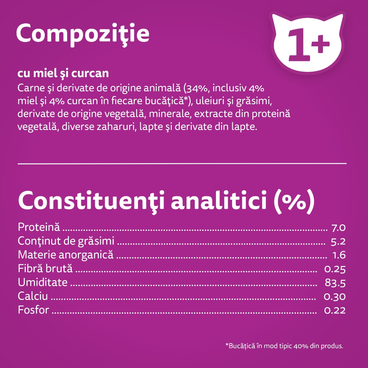 WHISKAS Tasty Mix Creamy Creations, Miel și Curcan, plic hrană umedă pisici, (în sos), 85g