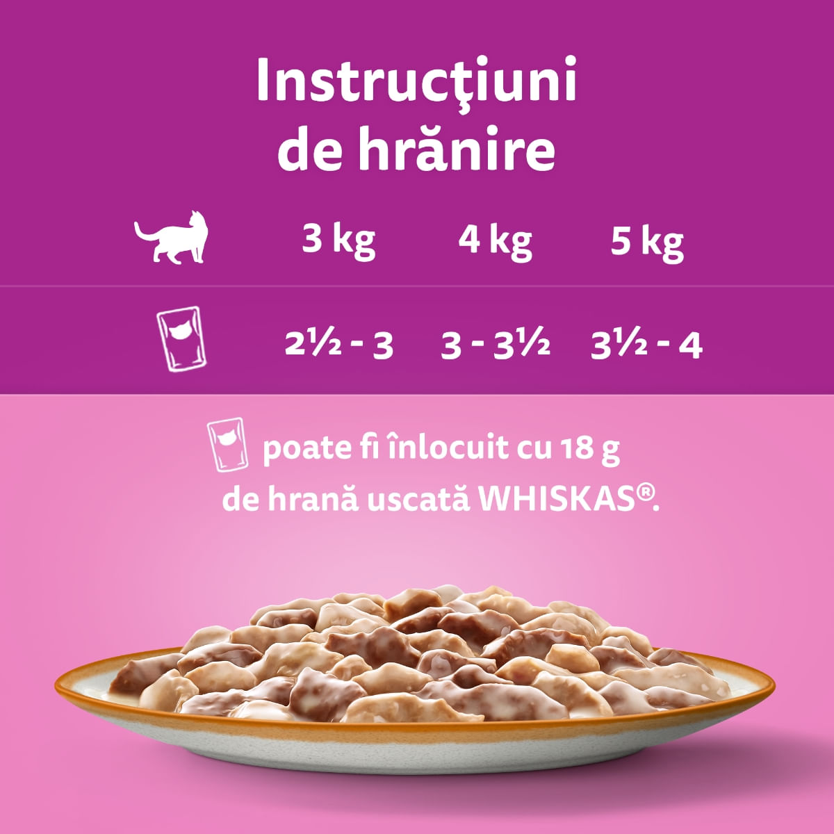 WHISKAS Tasty Mix Creamy Creations, Miel și Curcan, plic hrană umedă pisici, (în sos), 85g