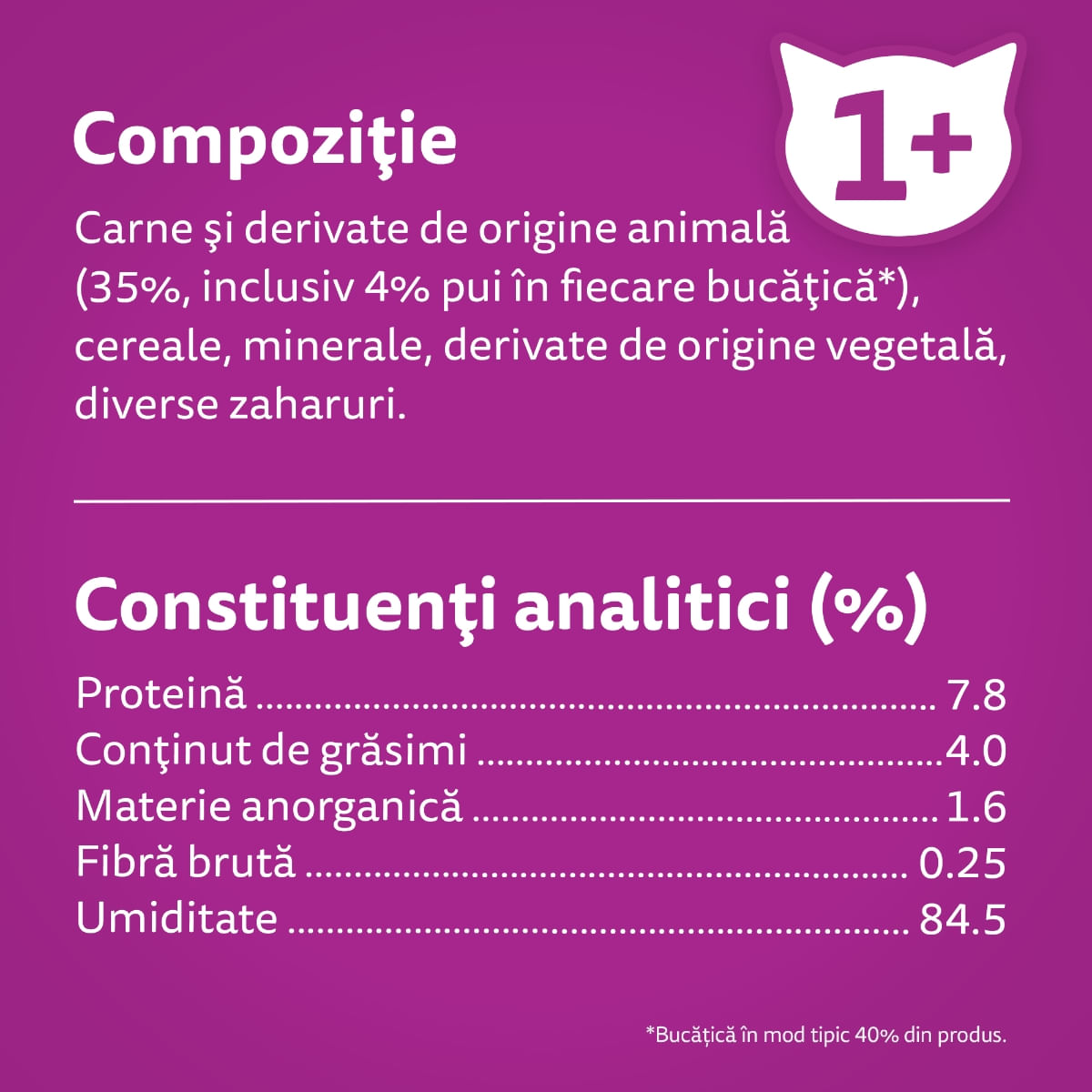 WHISKAS, Pui, plic hrană umedă pisici, (în aspic), 85g