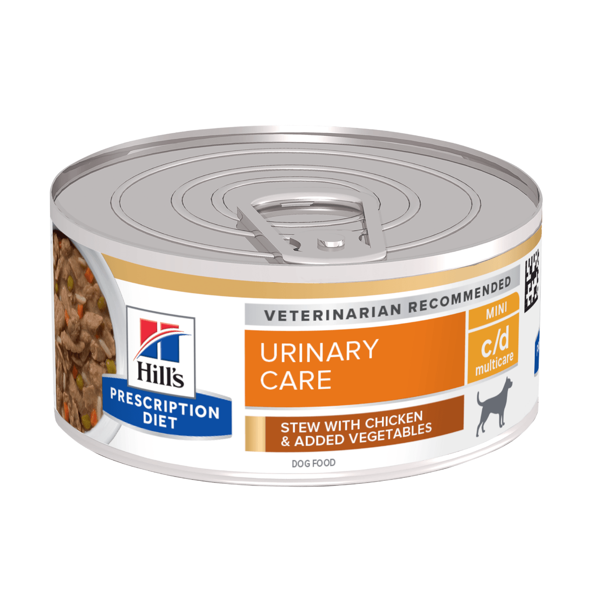 HILL\'S Prescription Diet c/d + Weight Care, Pui cu Legume, dietă veterinară câini, conservă hrană umedă, sistem urinar și controlul greutății, 156g - 1 | YEO