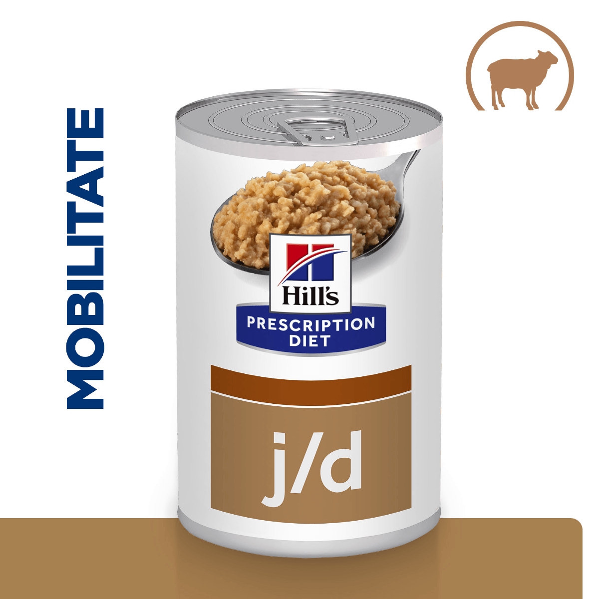 HILL&#039;S Prescription Diet j/d Mobility, Pui, dietă veterinară câini, conservă hrană umedă, afecțiuni articulare, 370g