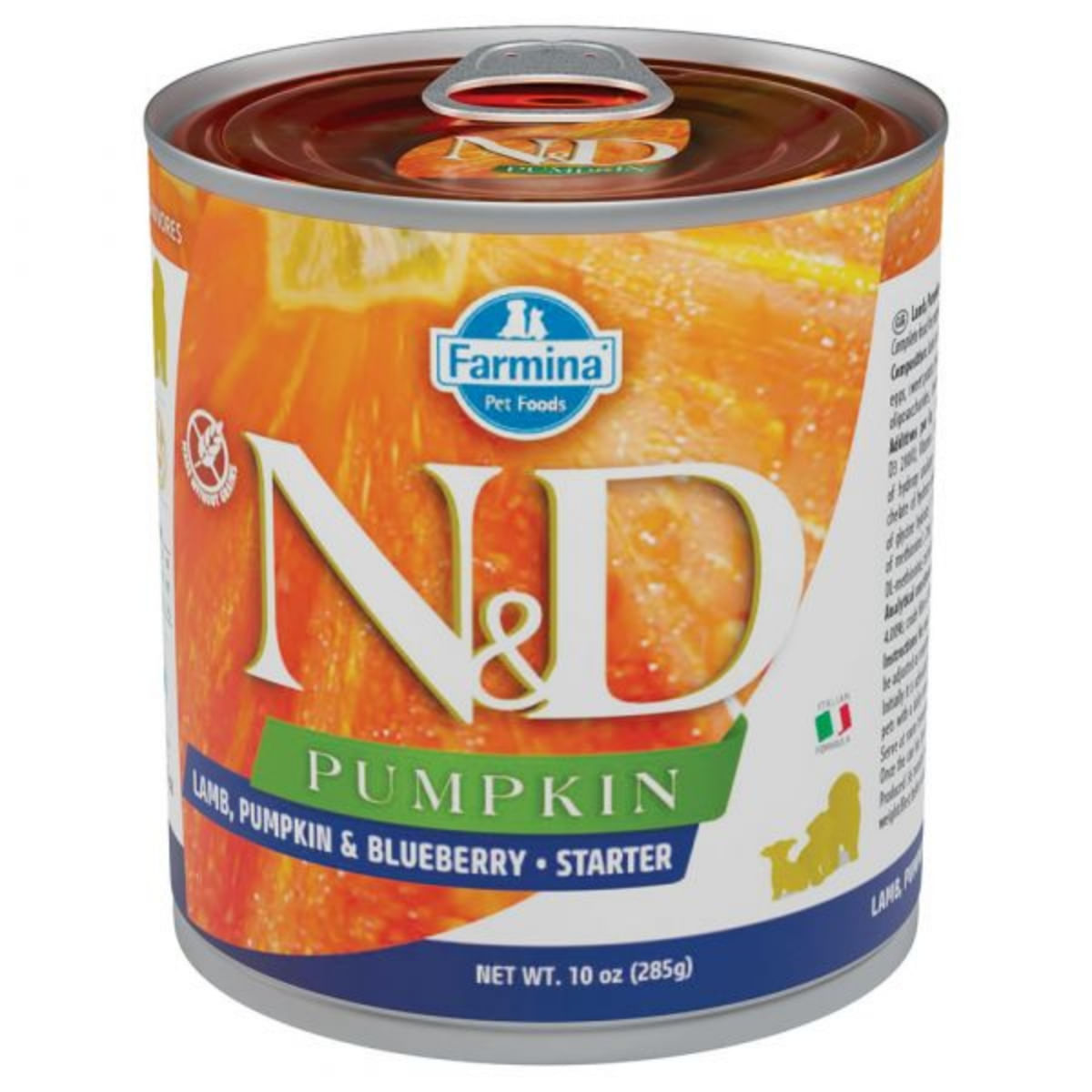 N&D Pumpkin Starter, XS-XL, Miel și afine, conservă hrană umedă fără cereale câini junior, (în sos), 285g - 1 | YEO