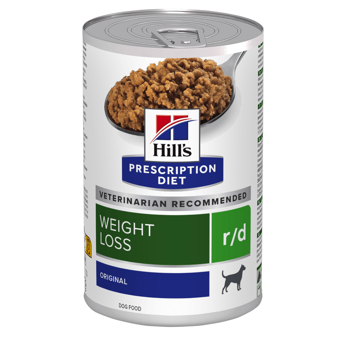 HILL&#039;S Prescription Diet r/d Weight Loss, Pui, dietă veterinară câini, conservă hrană umedă, scădere în greutate, 350g