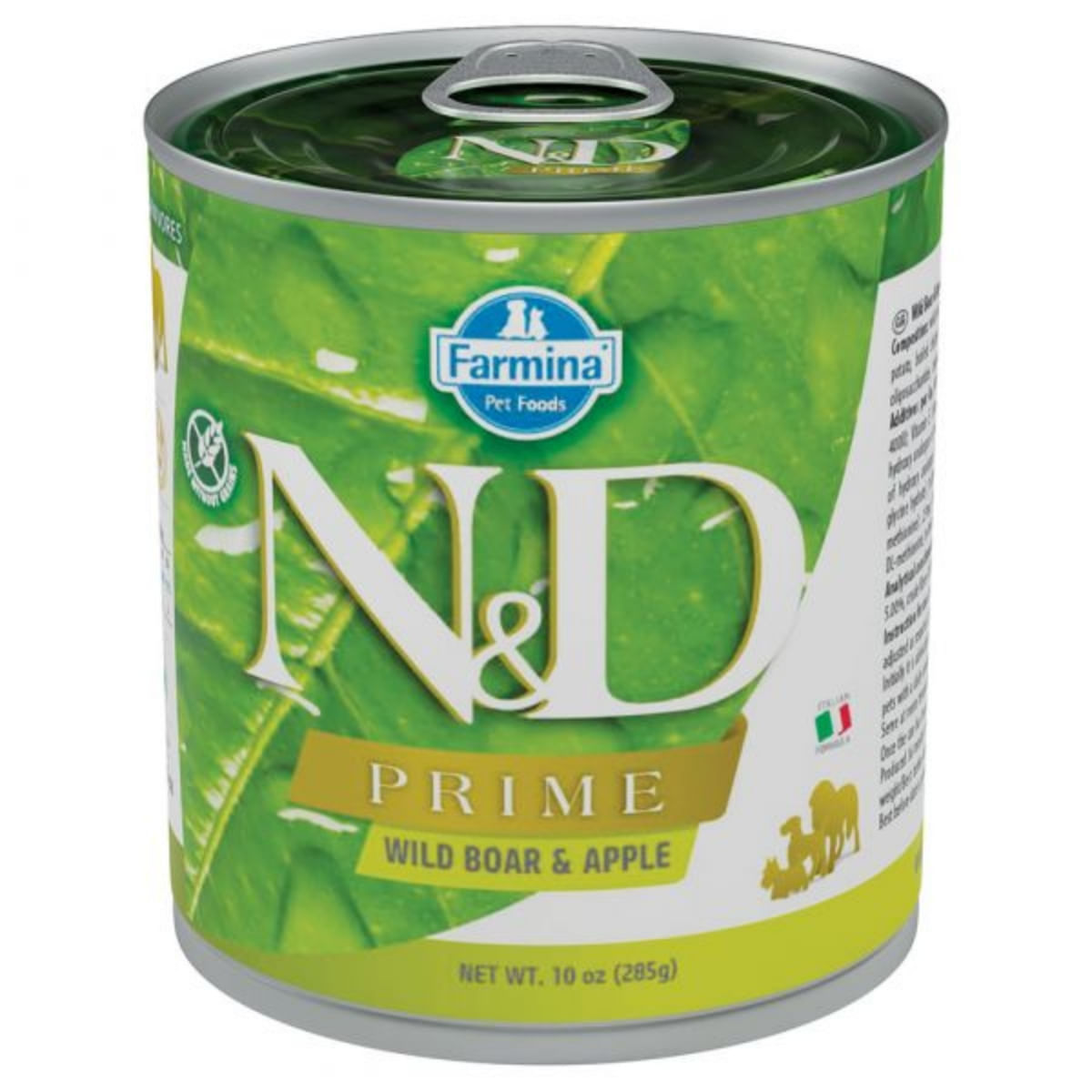 N&D Prime, XS-XL, Mistreț și Măr, conservă hrană umedă fără cereale câini, (în sos), 285g - 1 | YEO