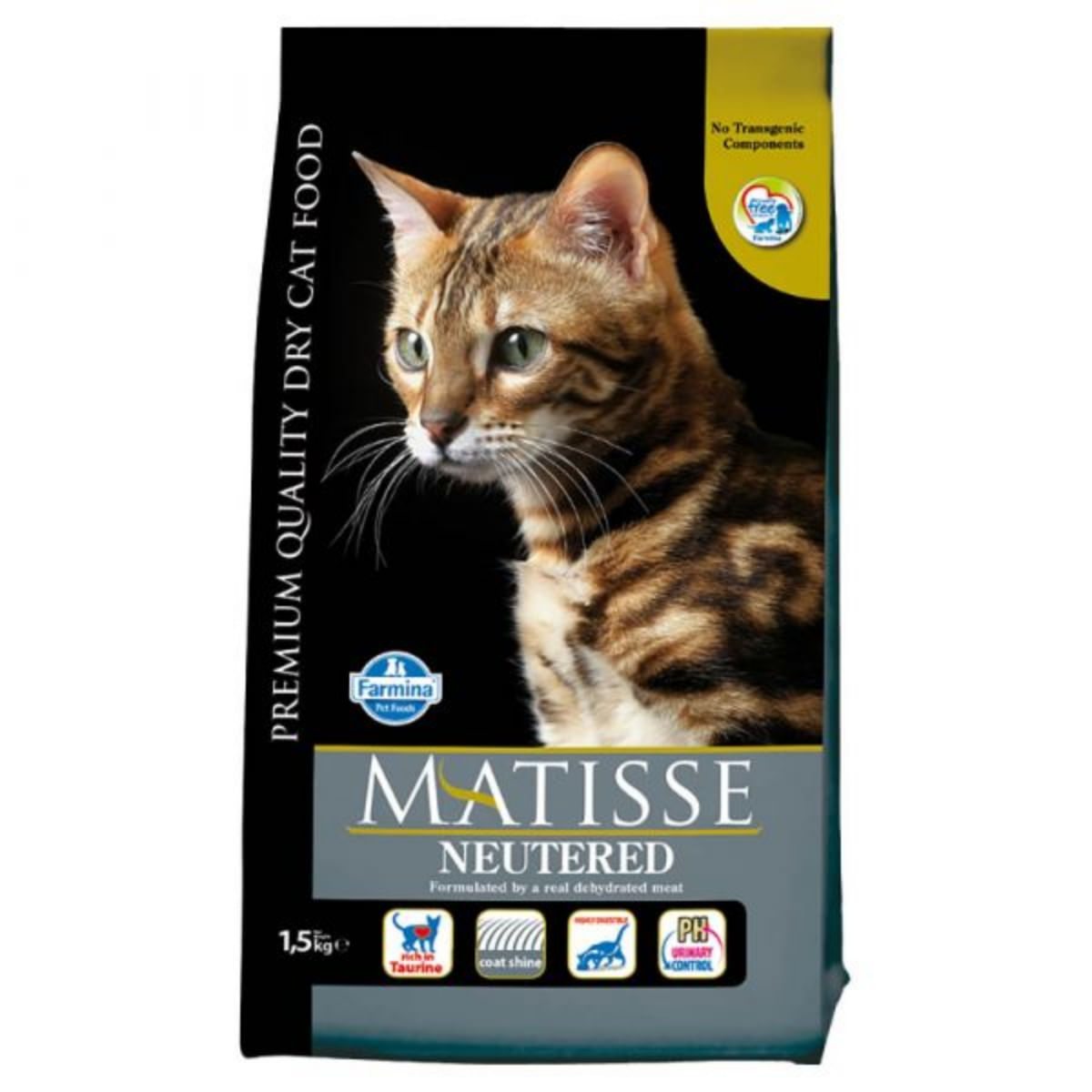 MATISSE Neutered, Pui, hrană uscată pisici sterilizate, 1.5kg - 1 | YEO