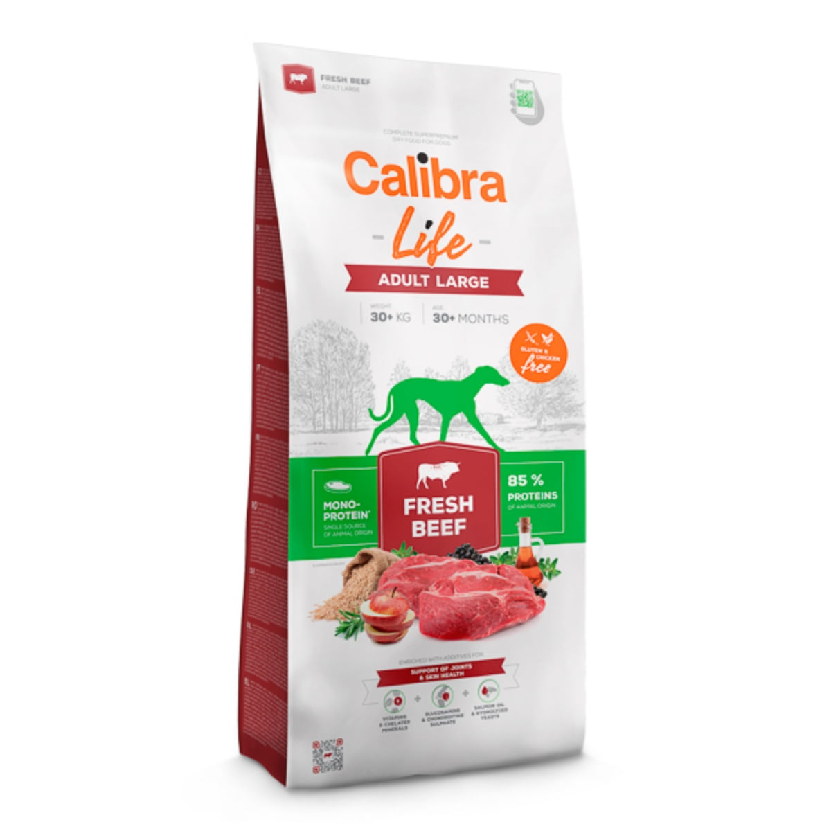 CALIBRA Life Adult Large, L-XL, Vită, hrană uscată monoproteică câini, 12kg - 1 | YEO