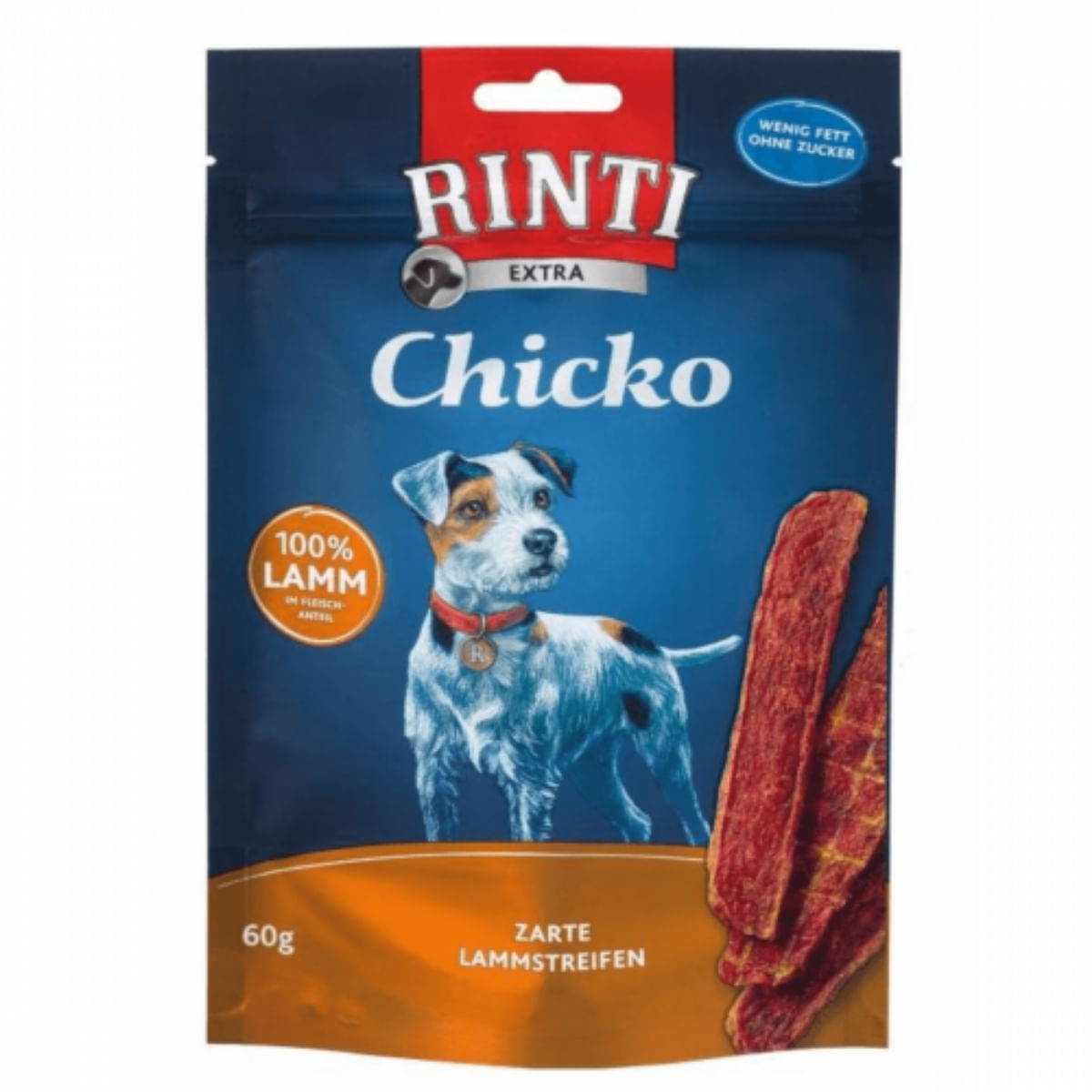 RINTI Chicko, XS-XL, Miel, punguță recompense fără cereale câini, deshidratat, 60g