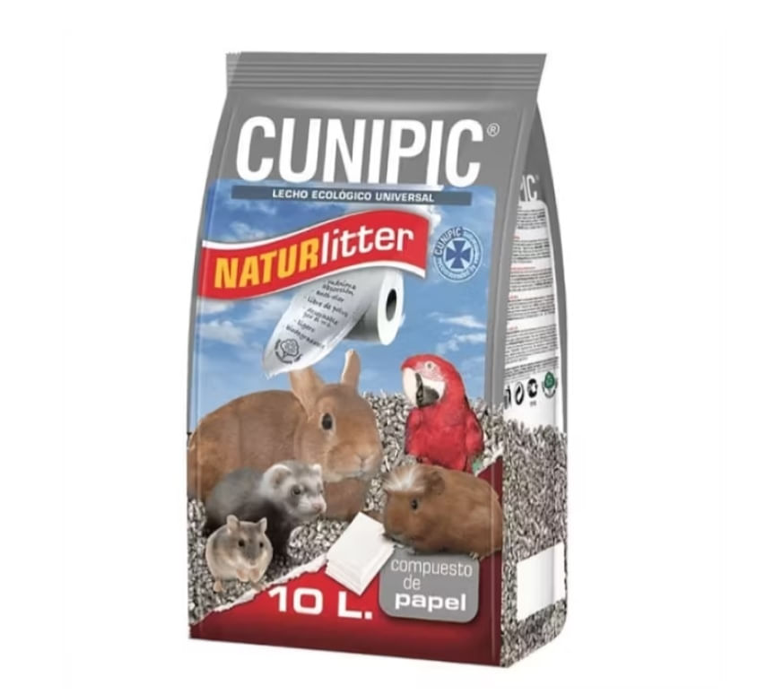 CUNIPIC așternut igienic animale mici, hârtie, natural, 10l - 1 | YEO