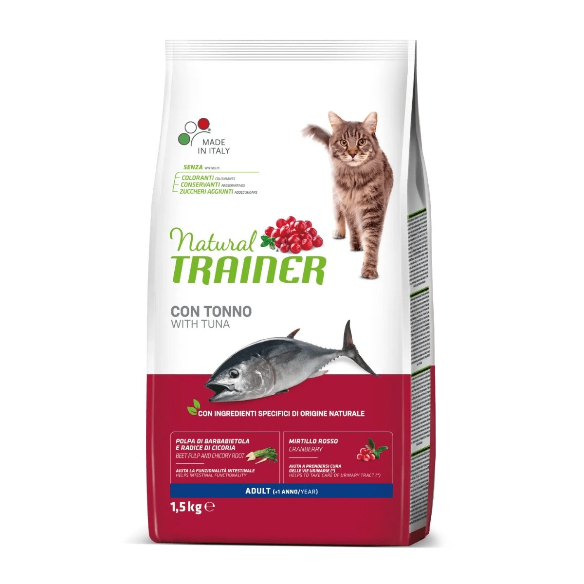 NATURAL TRAINER, Ton, hrană uscată pisici, 1.5kg - 1 | YEO