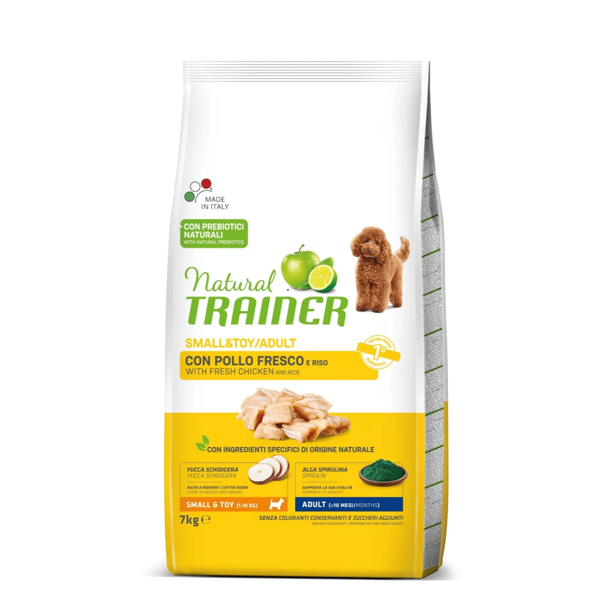 NATURAL TRAINER Small&Toy Adult, XS-S, Pui, hrană uscată câini, 7kg - 1 | YEO