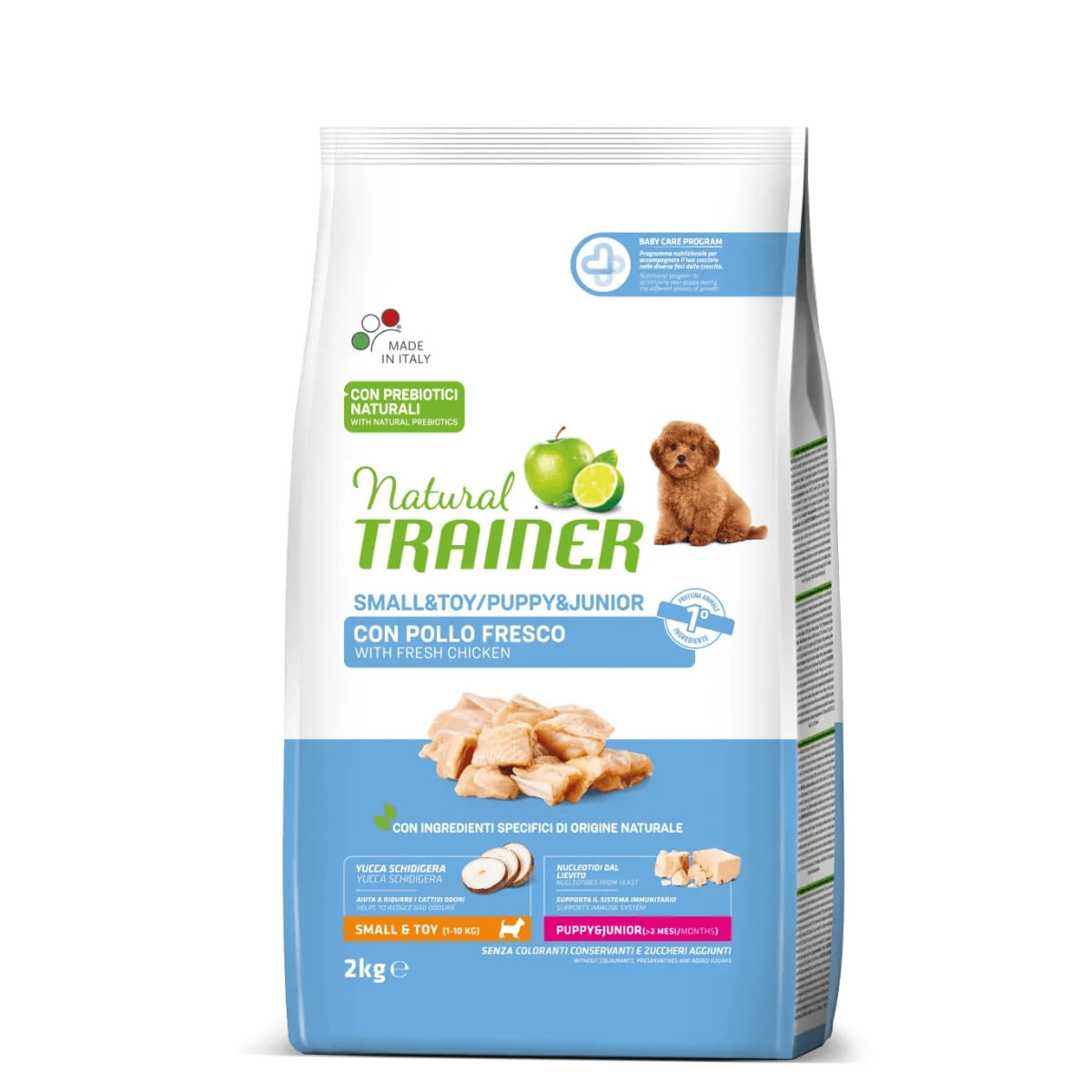 NATURAL TRAINER Small&Toy / Puppy&Junior, XS-S, Pui, hrană uscată câini junior, 2kg - 1 | YEO