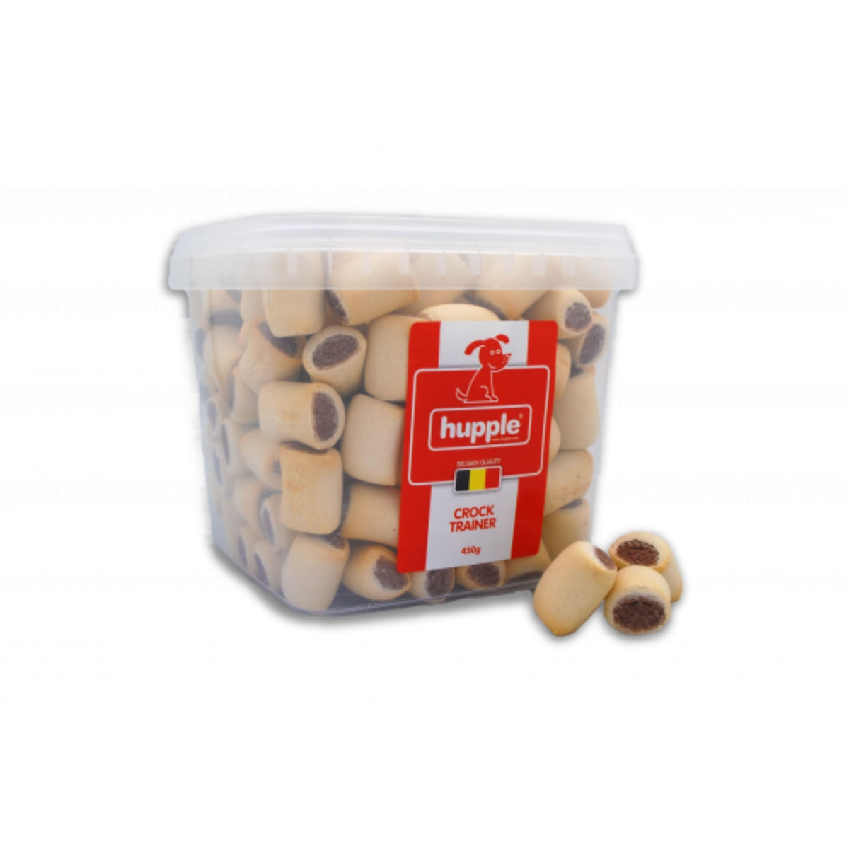 HUPPLE Crock Trainer, XS-XL, Carne, cutie recompense câini, 450g