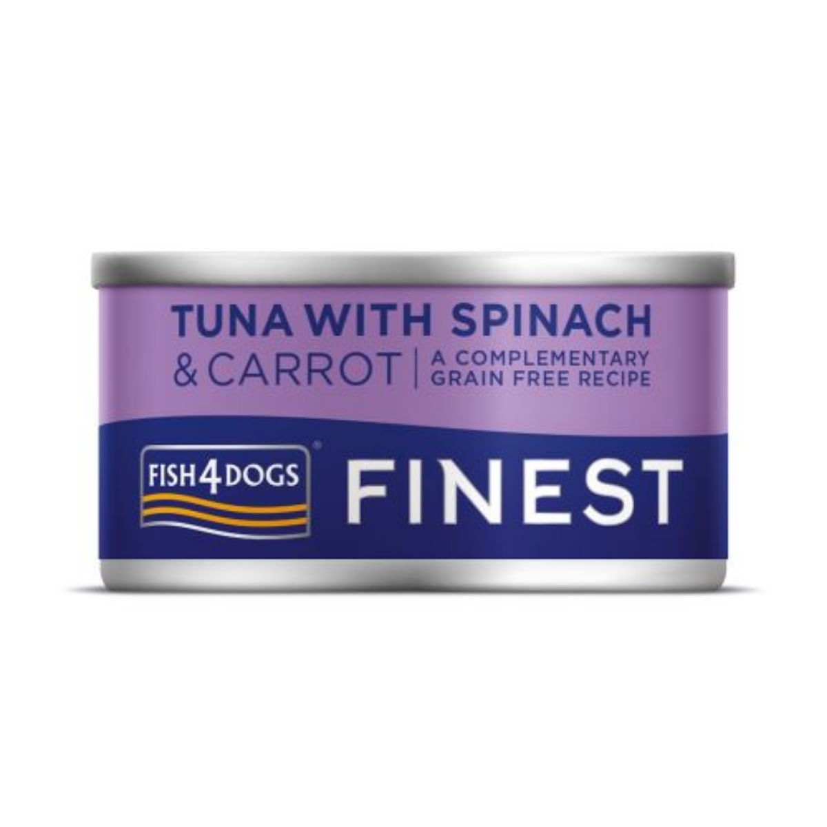 FISH4DOGS Finest, XS-XL, Ton și Morcov, conservă hrană umedă fără cereale câini, (în suc propriu), 85g - 2 | YEO