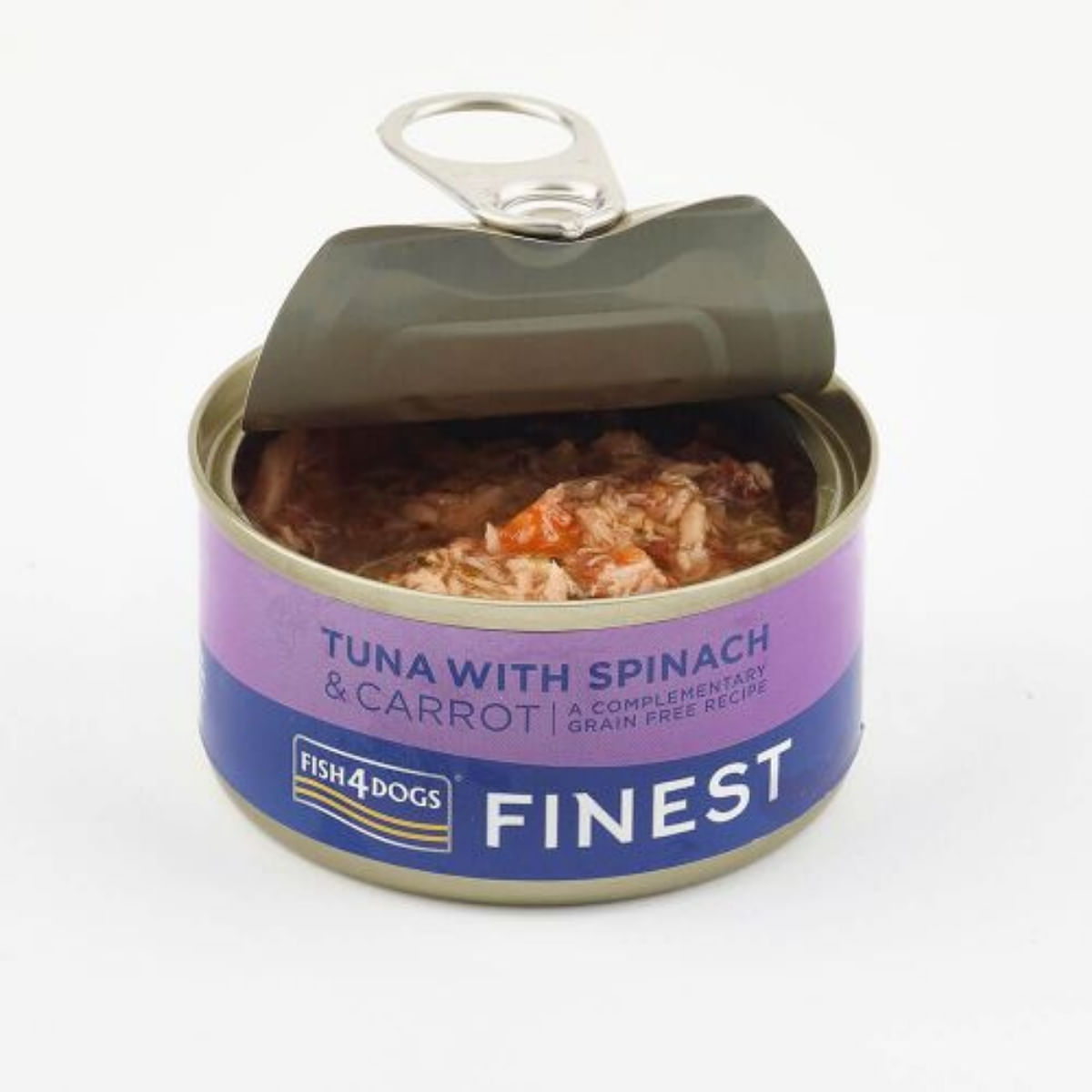 FISH4DOGS Finest, XS-XL, Ton și Morcov, conservă hrană umedă fără cereale câini, (în suc propriu), 85g - 3 | YEO