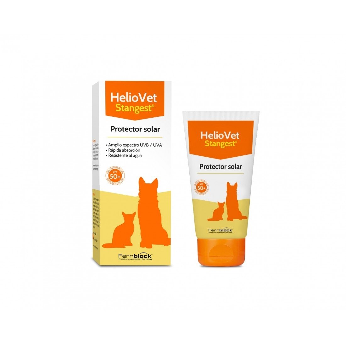 STANGEST HelioVet, loțiune câini și pisici, protecție solară SPF 50+, flacon, 50ml