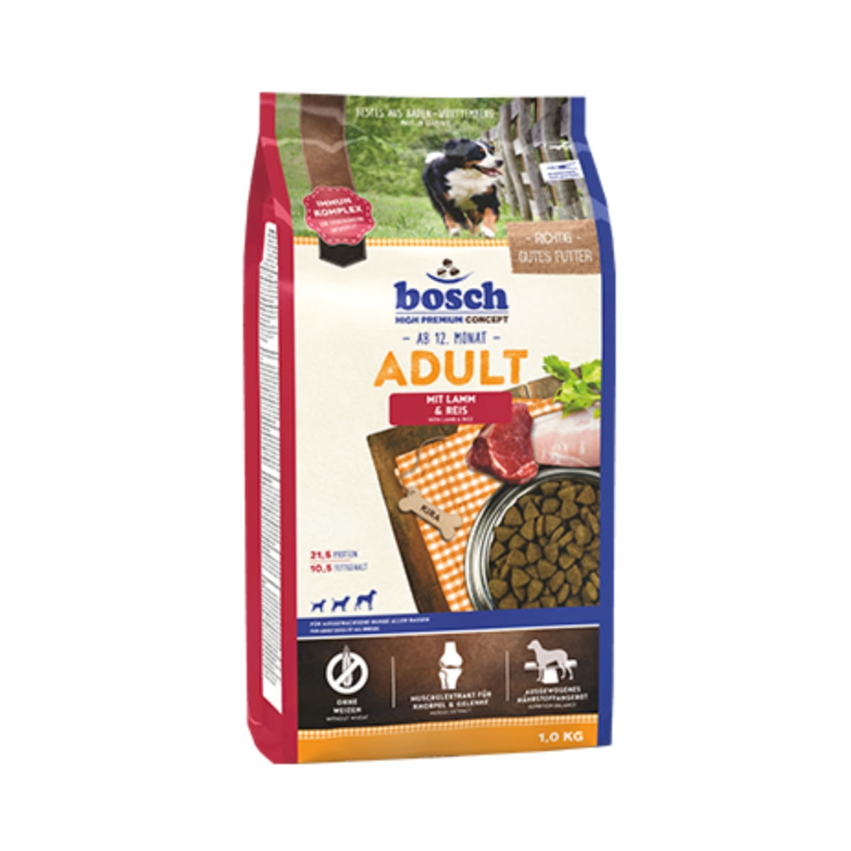 BOSCH Adult, cu Miel și Orez, hrană uscată câini, 3kg